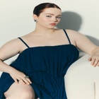 Ruffled Bandeau Top image number null