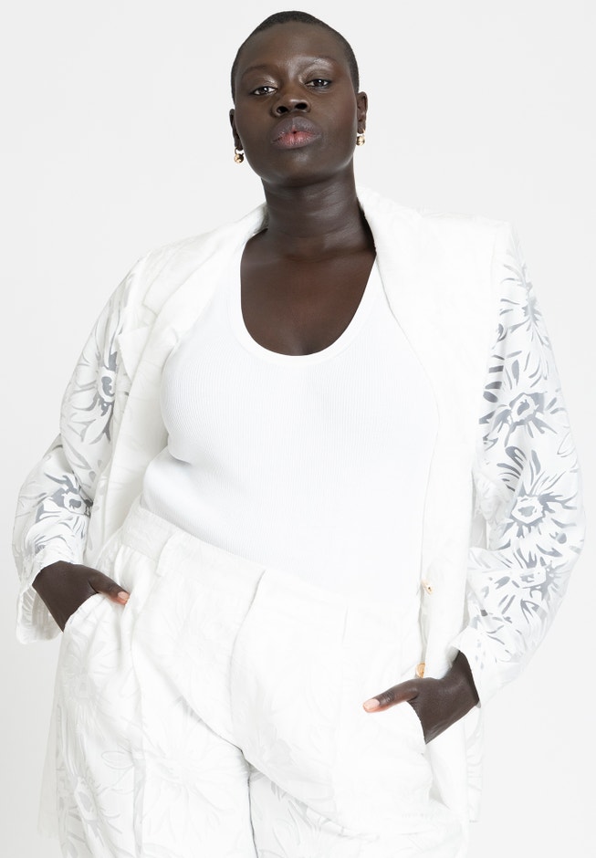 Burnout Oversized Blazer image number 1