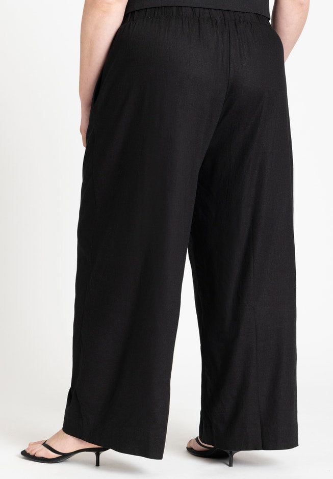 Easy Wide Leg Linen Pant image number 2