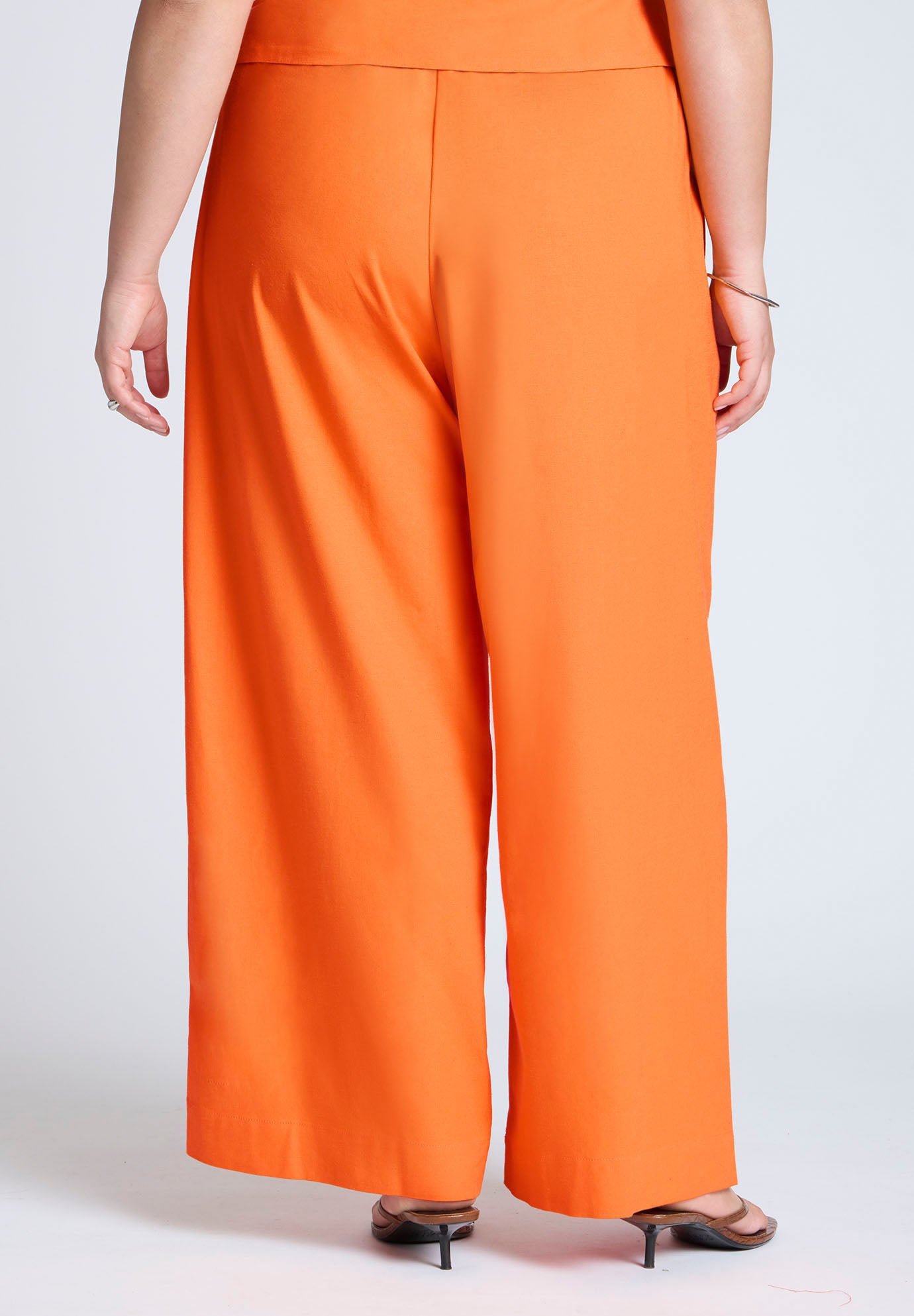 Easy Wide Leg Linen Pant image number 2