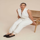  Sleeveless Knit Jumpsuit image number null