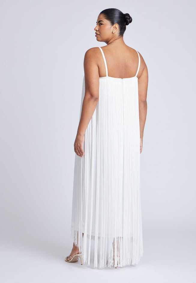 Fringe Maxi Dress image number null