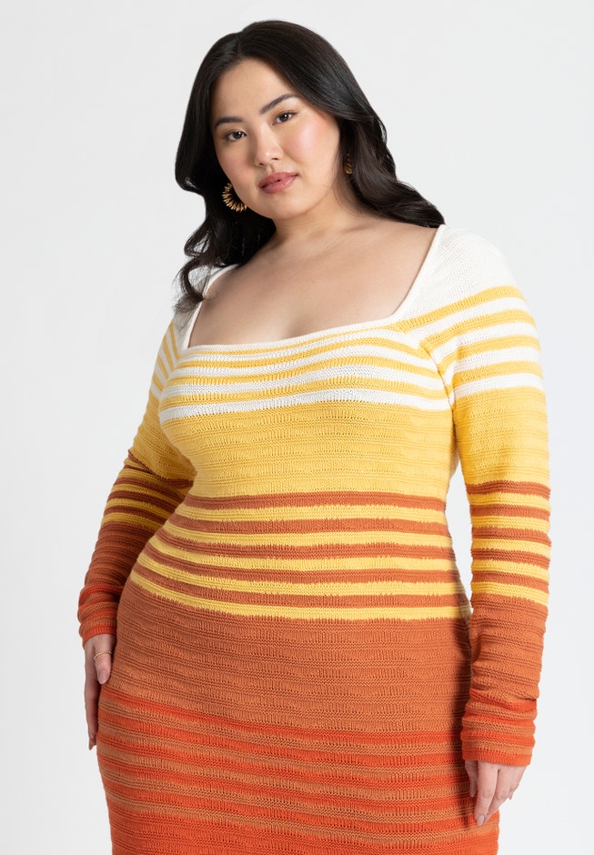 Crochet Multicolor Maxi Dress image number 2