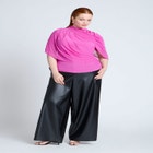 Sheer Wrap Drape Blouse image number null