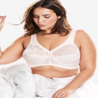 Glamorise&reg; Magic Lift&reg; Support Wireless Lace-Trimmed Bra 1000 image number null