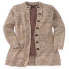 Marled Jacket Duster Sweater image number null