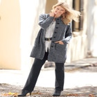 Marled Jacket Duster Sweater image number null