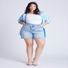 Overlap Waistband Shorts image number null