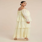 Tiered Lace Maxi Dress image number null