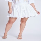 Mini Bubble Hem Skirt image number null