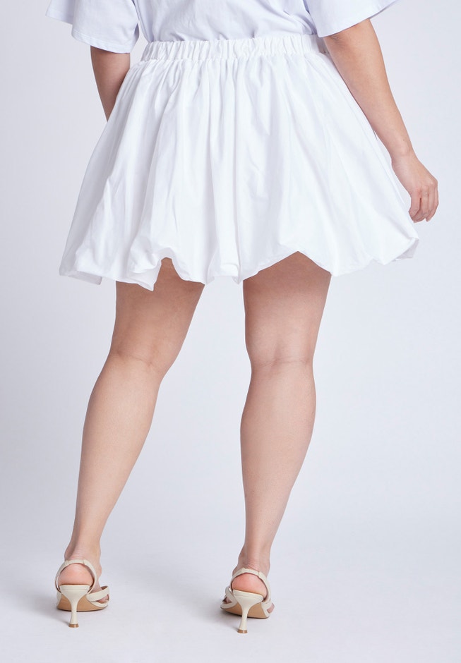 Mini Bubble Hem Skirt image number null
