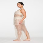 The Mock Neck Mini Dress- Sequin image number null