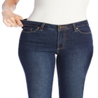Straight-Leg Stretch Comfort Denim Five-Pocket Jeans image number null