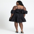 Off The Shoulder Ruffle Mini Dress image number null