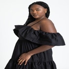 Off The Shoulder Ruffle Mini Dress image number null