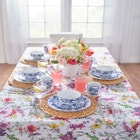 60" x 104"&nbsp;Floral Cascade Table Linen image number null