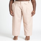 Pleat Detail Straight Leg Pant image number null