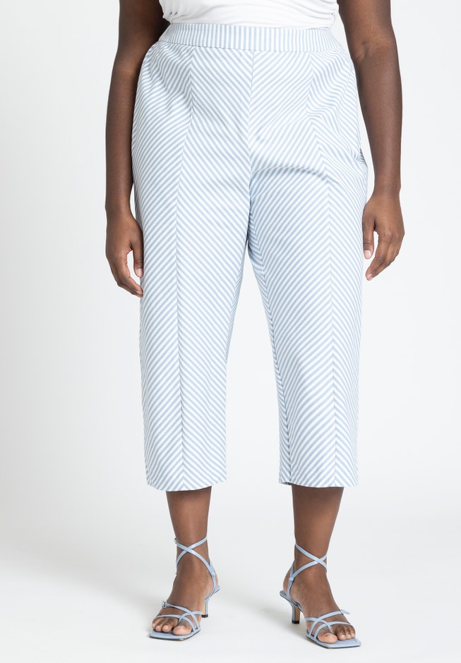 Pinstripe Culotte image number 1