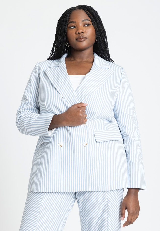 Pinstripe Blazer image number 0