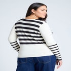 Abstract Striped Sweater image number null