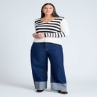 Abstract Striped Sweater image number null