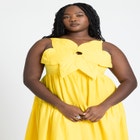 Flower Bustier Maxi Dress image number null