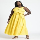 Flower Bustier Maxi Dress image number null