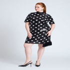 Mini Heart Sequin Dress image number null