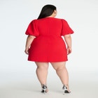 Rhinestone Heart Mini Dress image number null