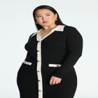 Sweetheart Sweater Dress image number null