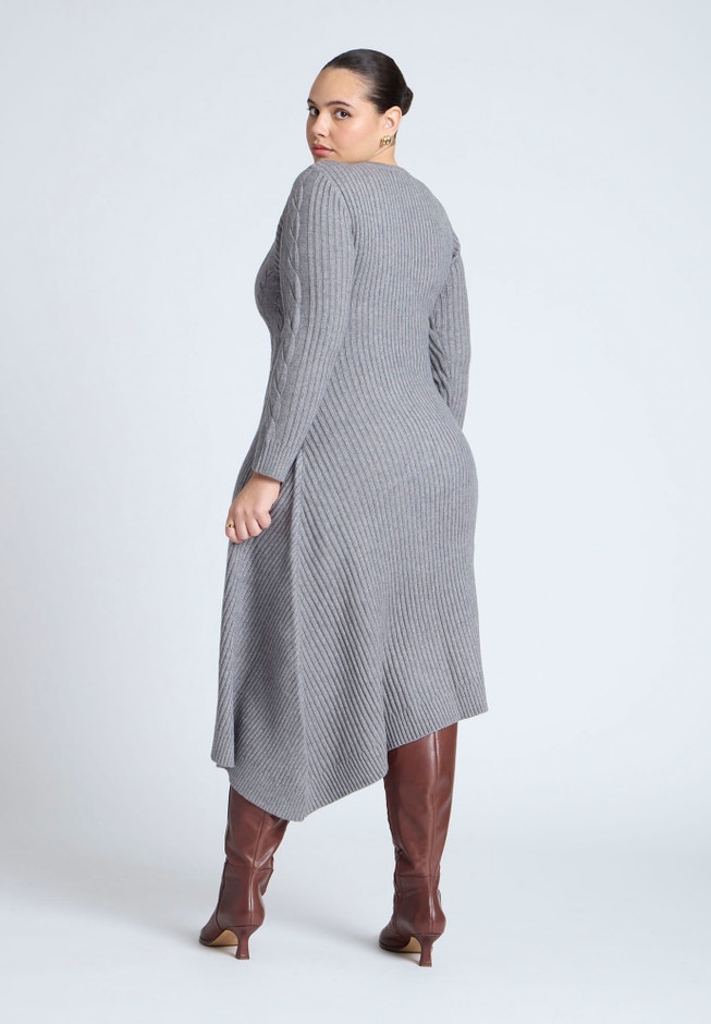 Cable Sweater Maxi Dress image number 1