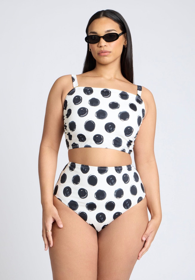 High Waisted Bikini Bottom image number null
