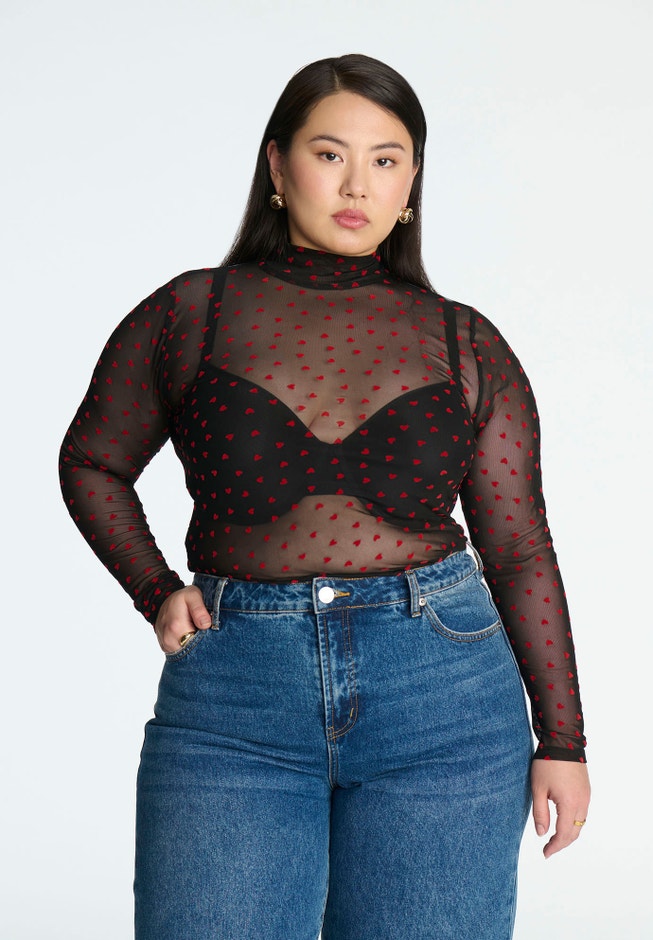 Mesh Heart Top image number null