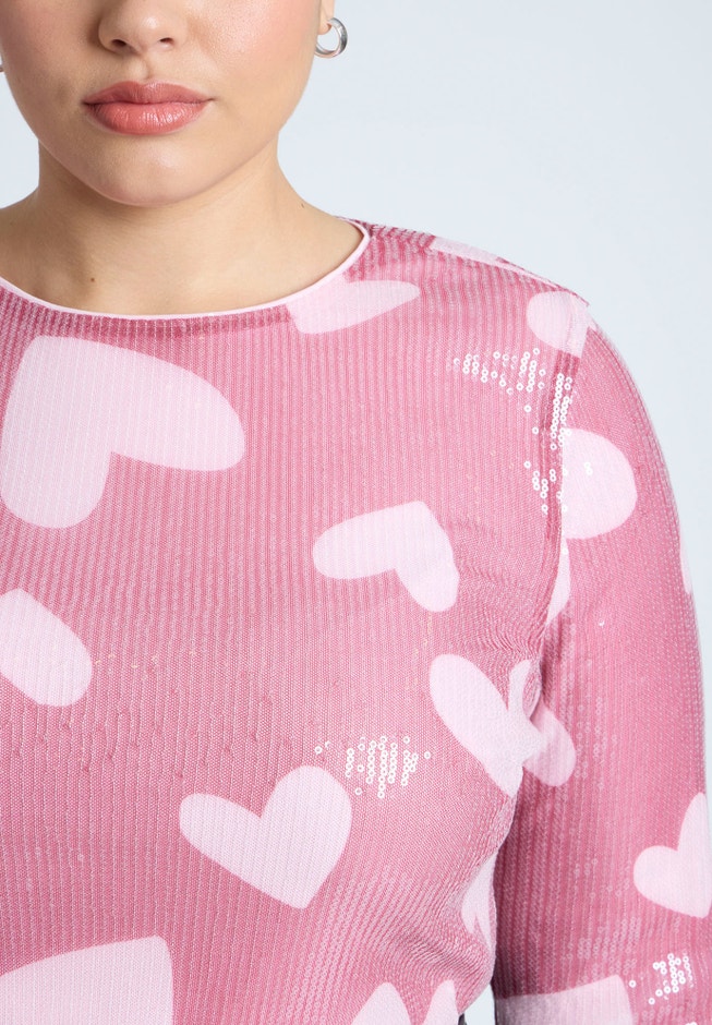 Sequin Heart Top image number 3