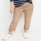 Stretch Chino Mid-rise Tapered Straight Pants image number null