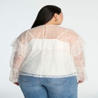 Lace Flared Sleeve Blouse image number null