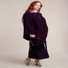 Draped Cropped Sweater image number null