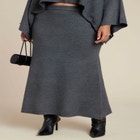 Sweater Maxi Skirt image number null