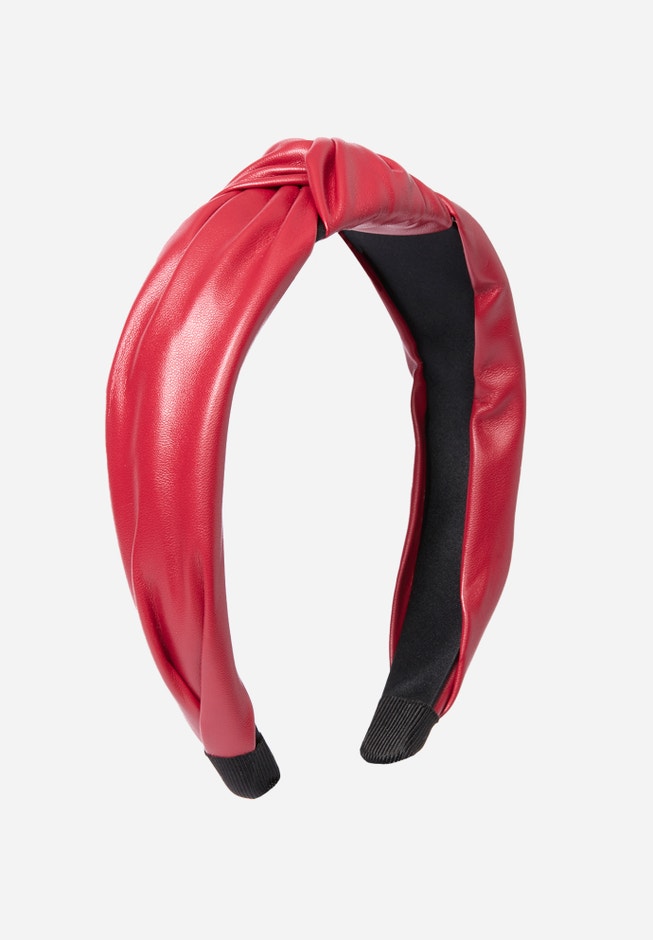 Faux Leather Knotted Headband image number null