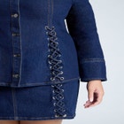 Laced Denim Jacket image number null