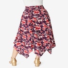 Plus Size Handkerchief Hem Skirt image number null