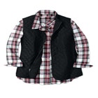 Zip-Front Quilted Vest image number null