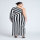 Striped Maxi Dress image number null