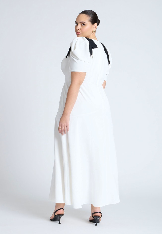 Flowy Bow Detail Maxi Dress image number 1