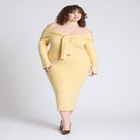 Sweater Dress With Tie image number null