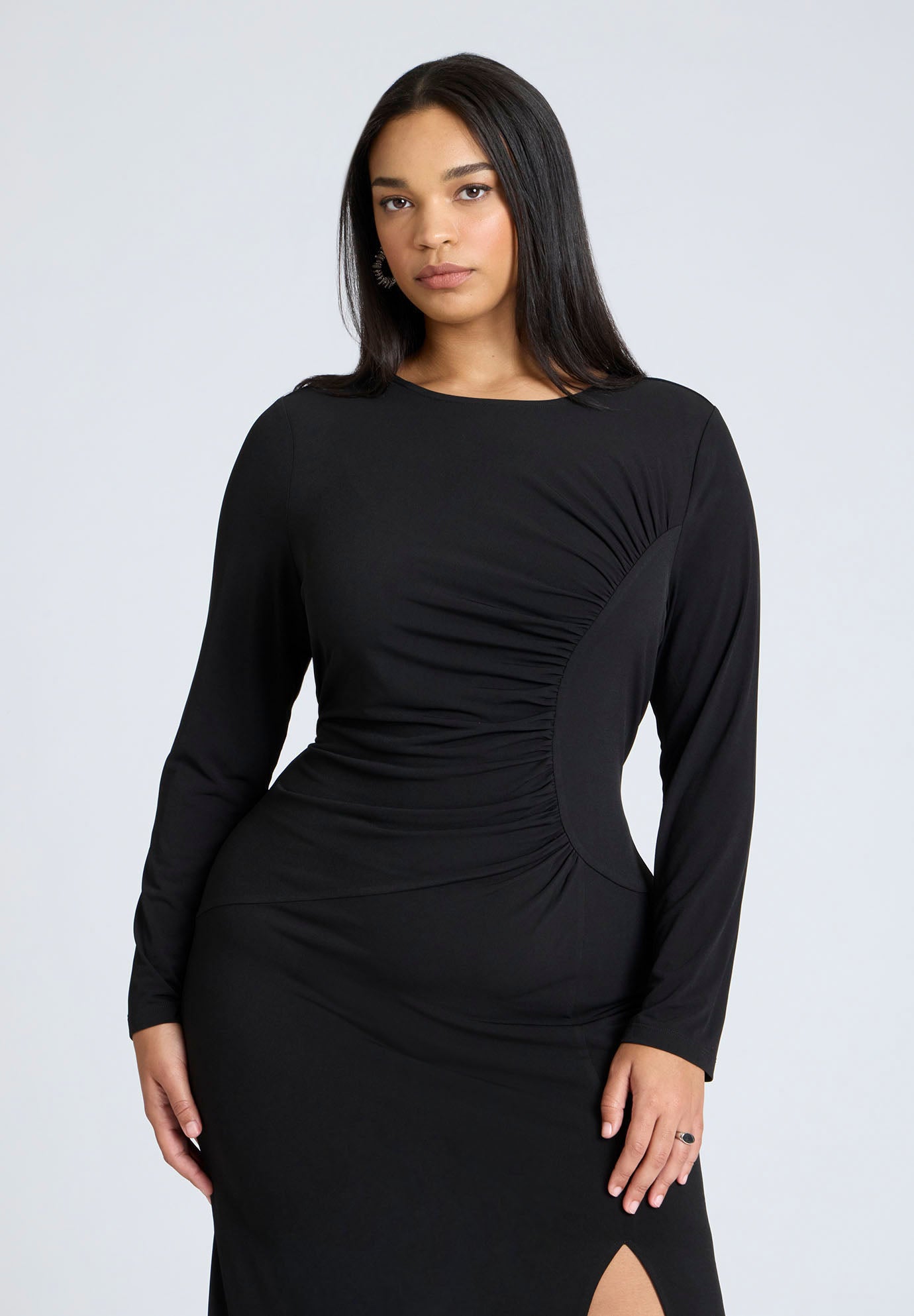 Shirred Detail Maxi Dress image number 2