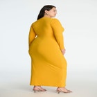 Shirred Detail Maxi Dress image number null