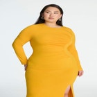 Shirred Detail Maxi Dress image number null