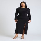 Shirred Detail Maxi Dress image number null