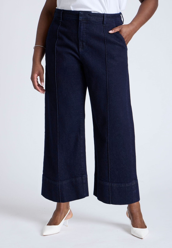 The Pintuck Trouser Jean image number 1